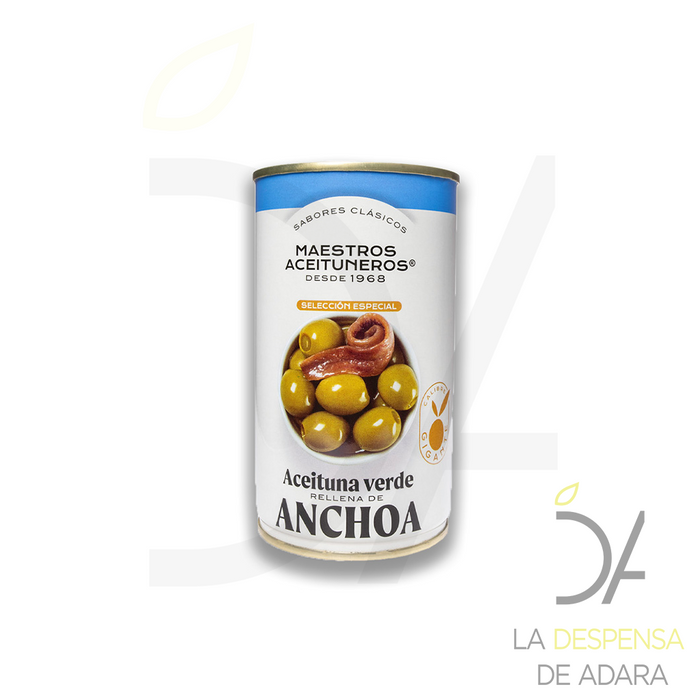 Selection Anchovy Stuffed Olives 150grs -Masters-