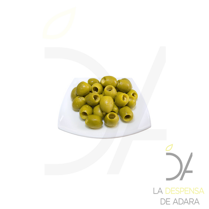 Pitted Green Olives (Keg) 500grs -Masters-
