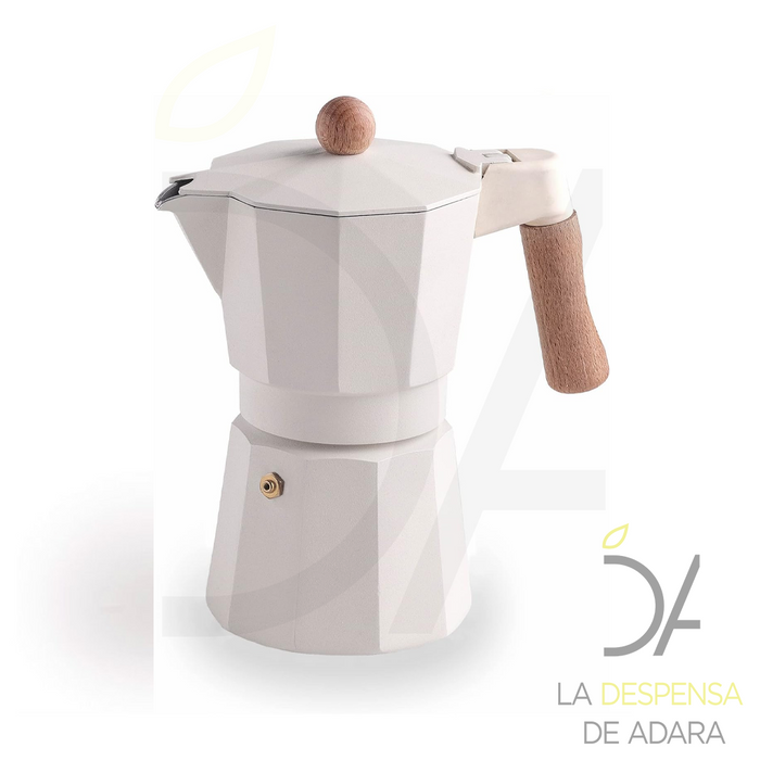 Cafetière Espresso TRENTO BLANC 6 Tasses 