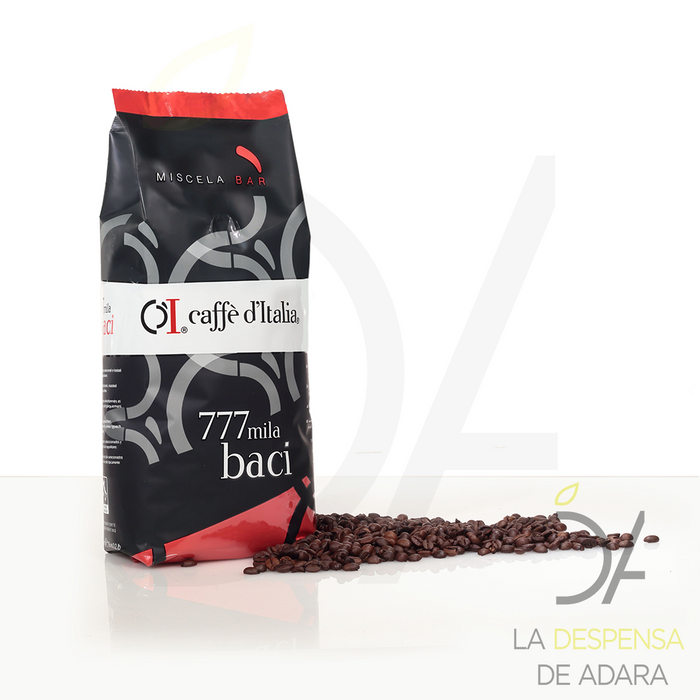 Café en grains 1kg 777Milabaci -Caffé D'Italia- 