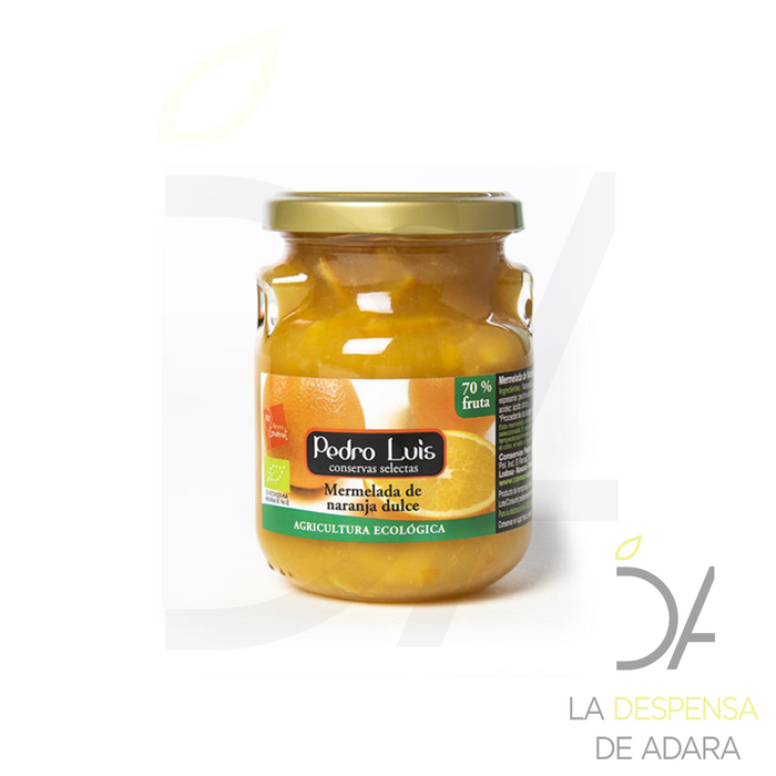 Organic Sweet Orange Jam 300grs -Pedro Luis-