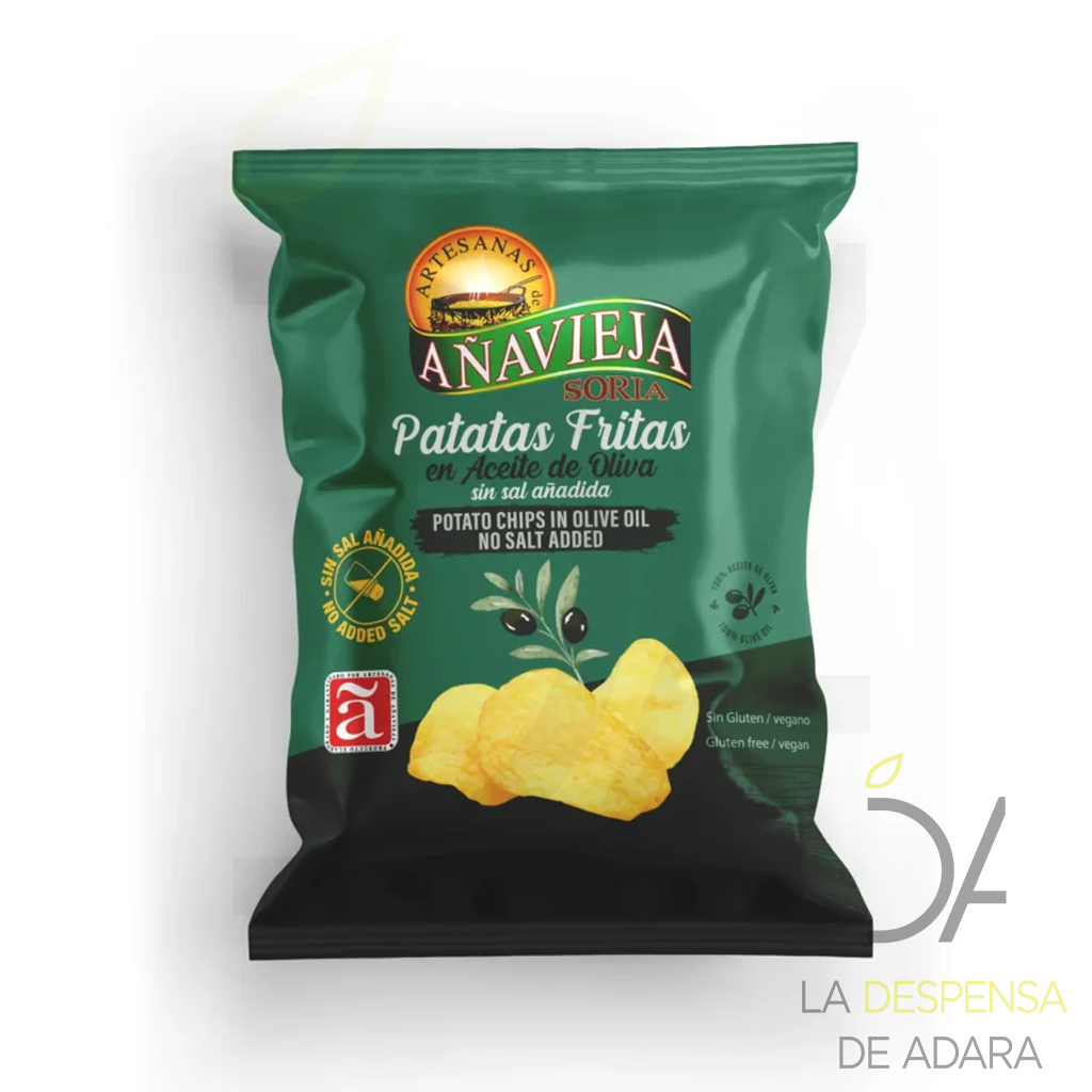 Patatas Fritas En Aceite De Oliva Sin Sal — La Despensa De Adara 3404